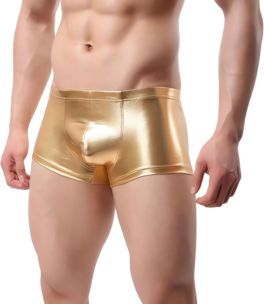 Mens shiny boxer short