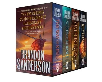 Stormlight Archives HC Box Set 1-4 (The Way of Kings, Words of Radiance, Oathbringer, Rhythm of War) by Brandon Sanderson