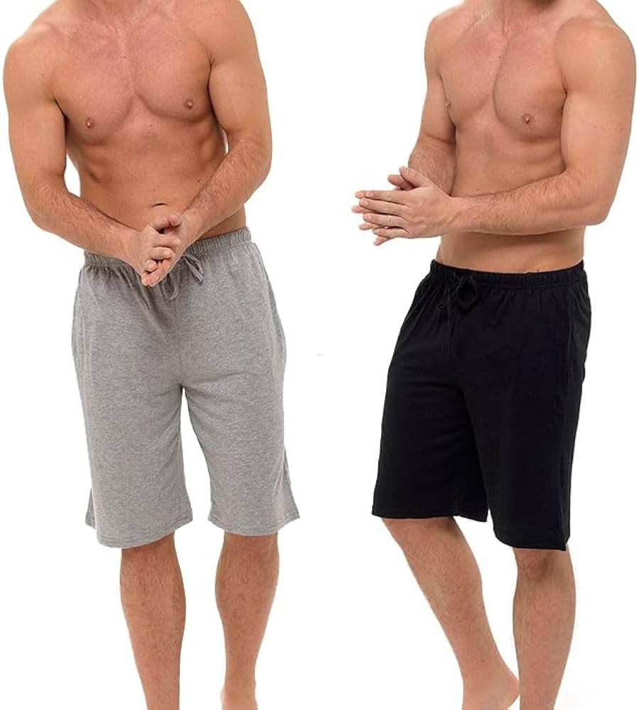 INSIGNIA Mens Pyjamas Lounge Shorts Bottoms 2 Pack